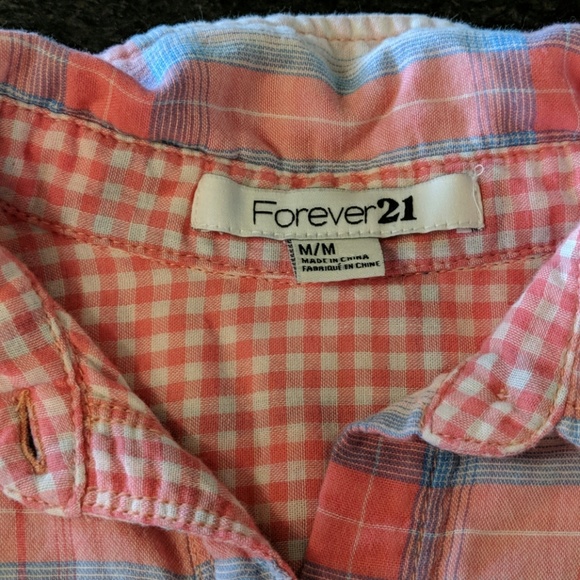 SALE 2/$6 Forever 21 button up - Picture 2 of 2